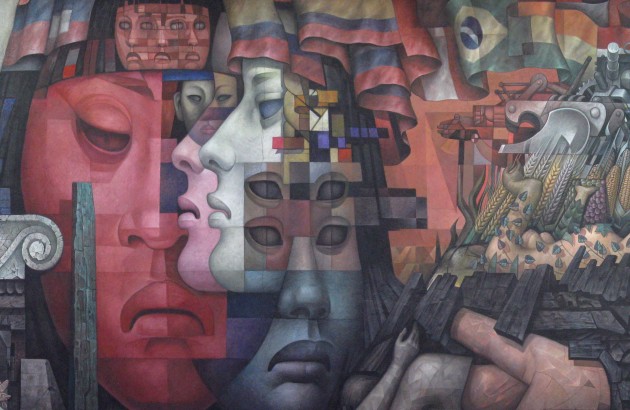 دیوار نگاشتۀ خانۀ هنر دانشگاه کانسپسیون شیلی