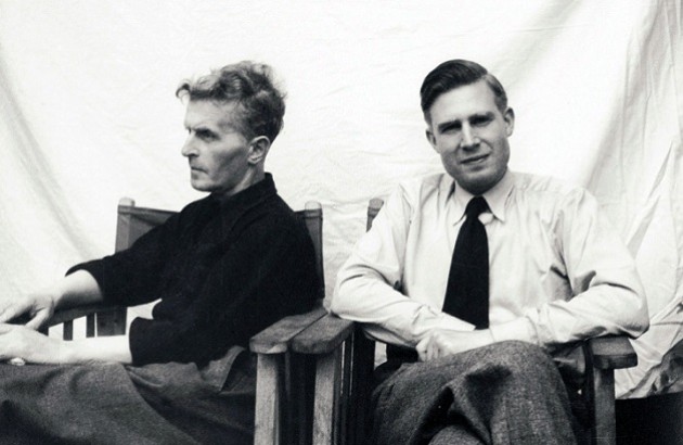 لودویگ ویتگنشتاین در کنار جورج هنریک فون وریکت، فیلسوف سوئدی. منبع: پینترست