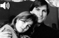 لیسا به‌همراه پدرش استیو جابز در سال ۱۹۸۹. عکاس: اِد کشی.