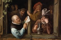 نقاش: یان استین (۱۶۶۶-۱۶۶۲).